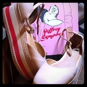 Jeffrey Campbell new platform sandals 8